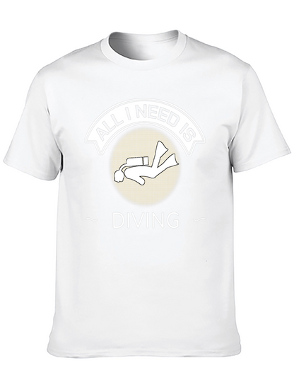 All I Need is Diving Black T-Shirt