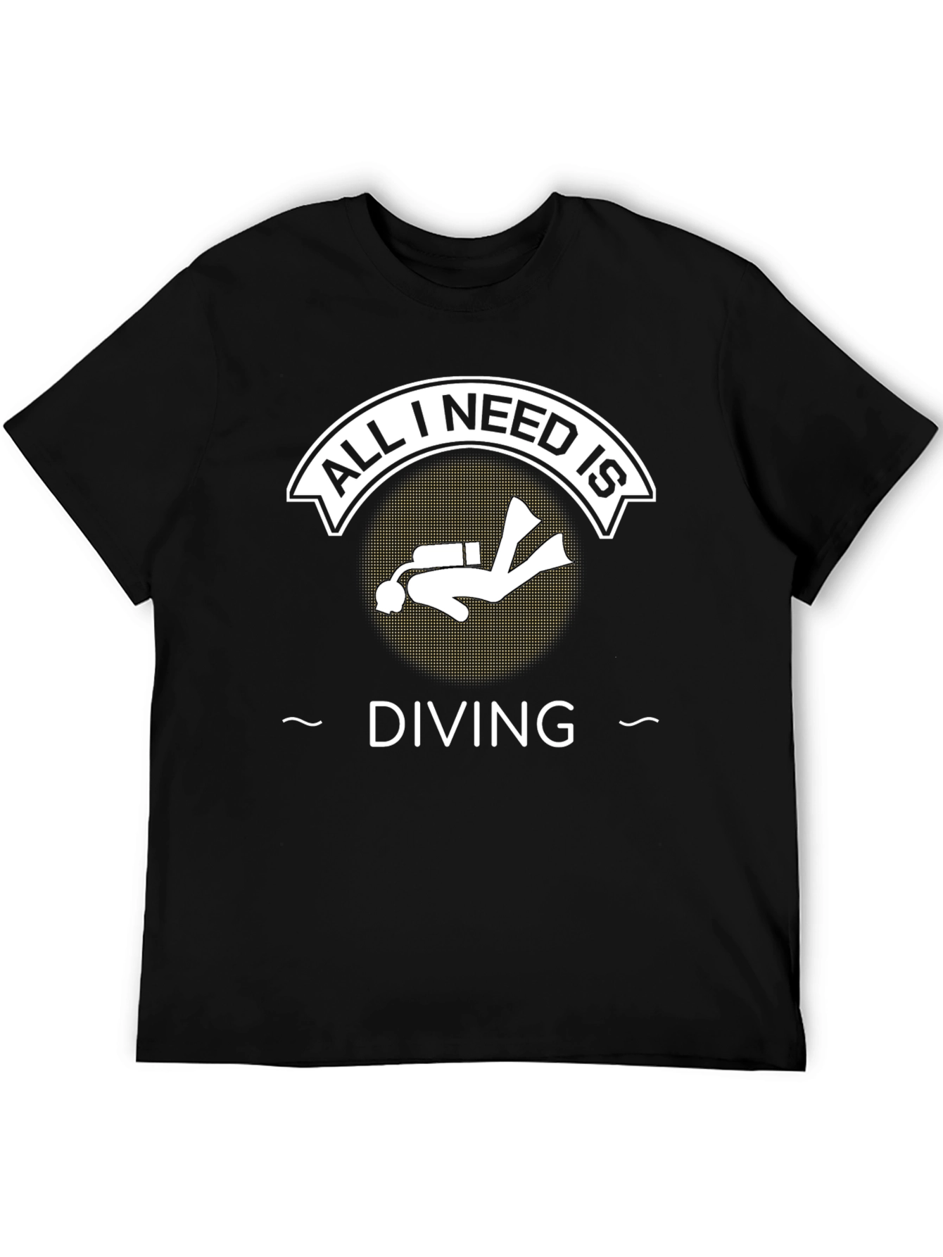 All I Need is Diving Black T-Shirt