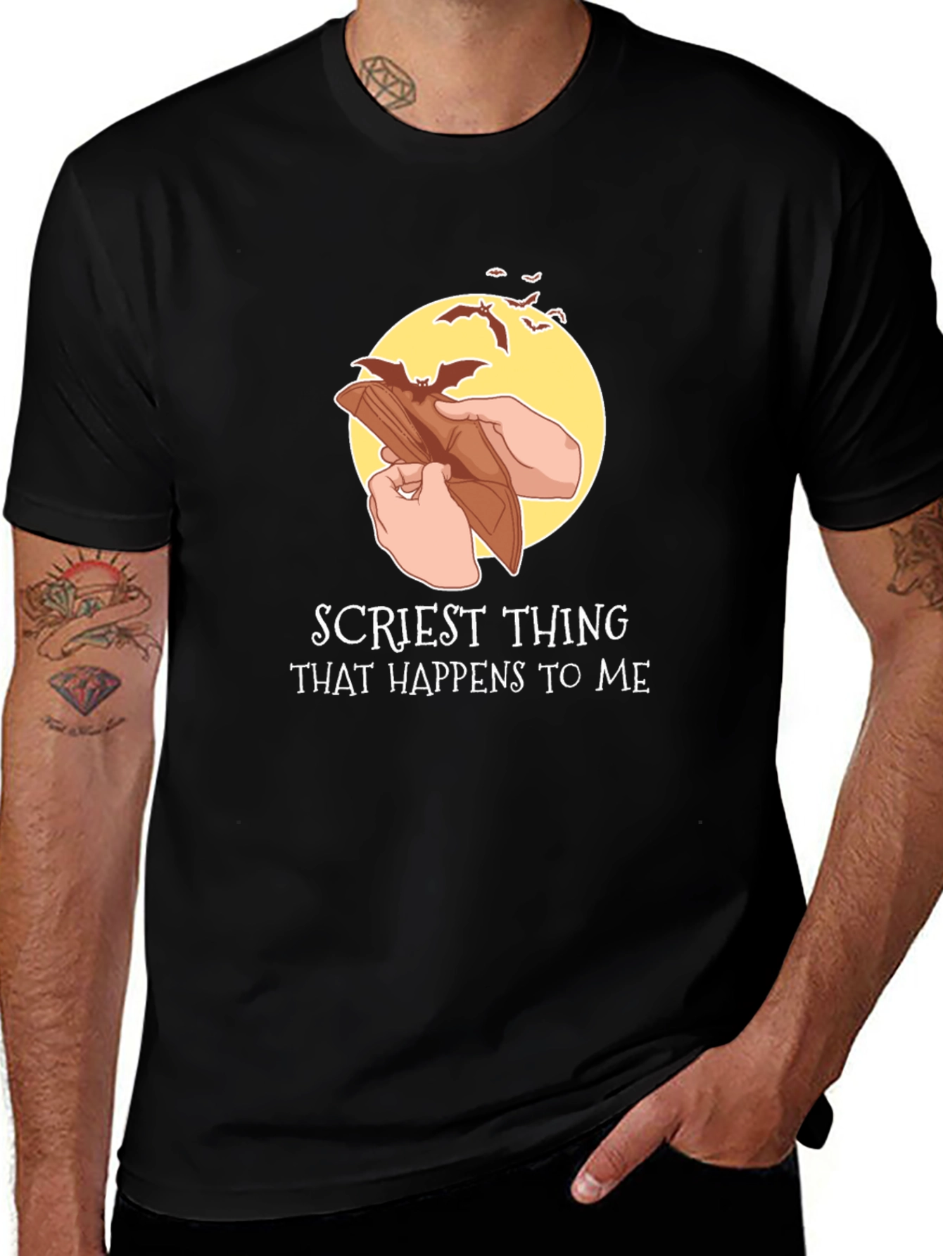 Spooky Empty Wallet T-Shirt - Halloween Humor