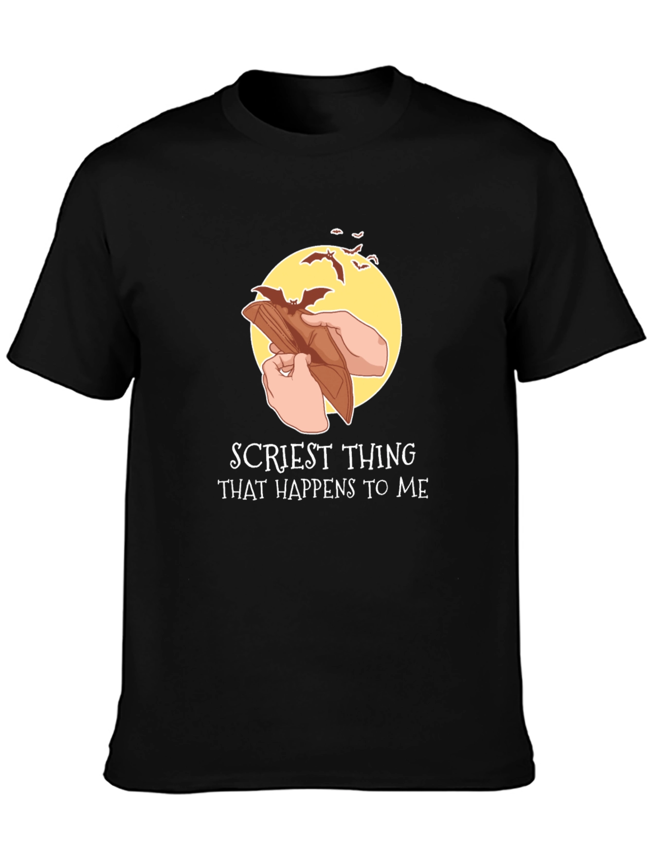Spooky Empty Wallet T-Shirt - Halloween Humor