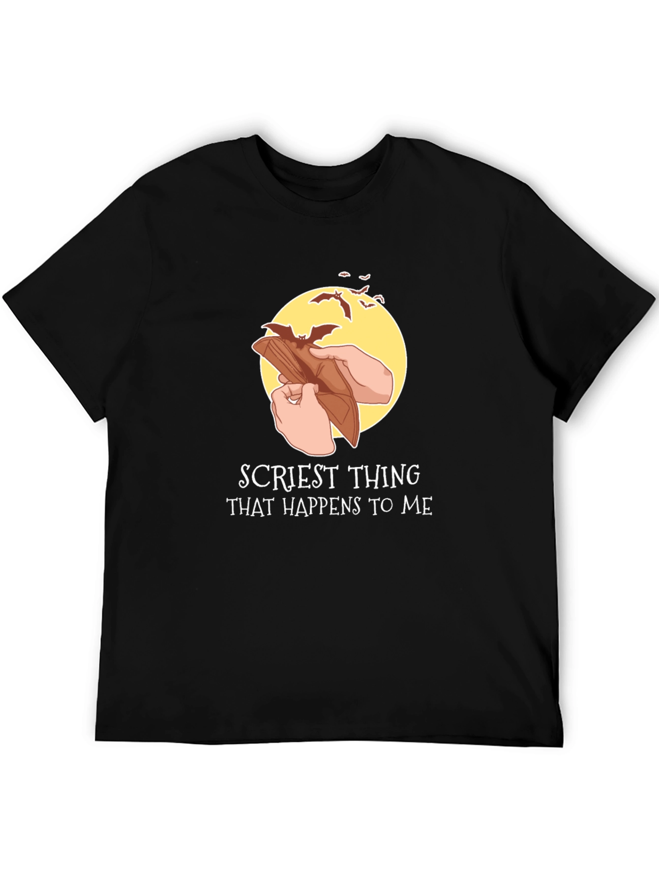Spooky Empty Wallet T-Shirt - Halloween Humor
