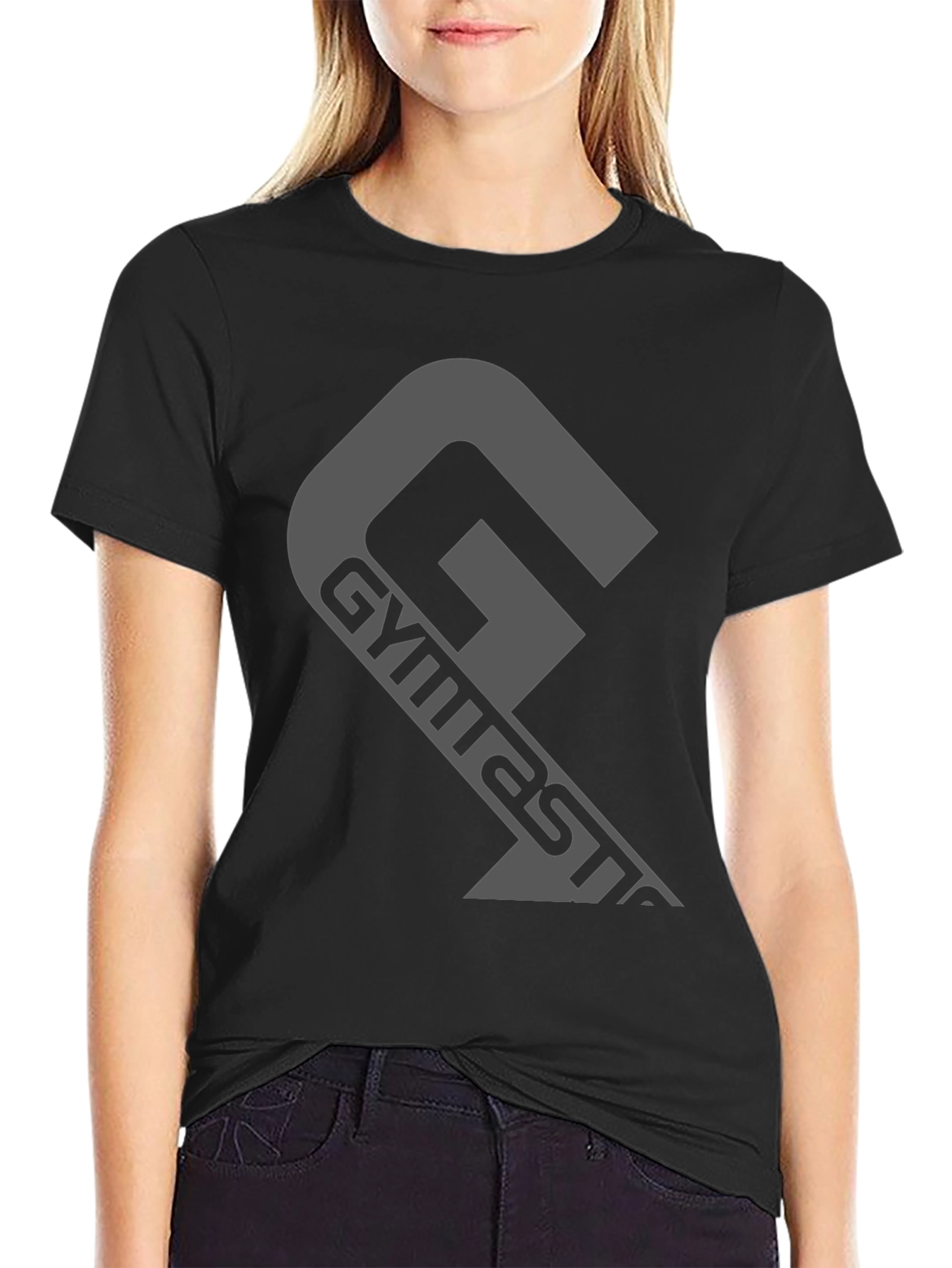 Gymnastics G Logo Black T-Shirt