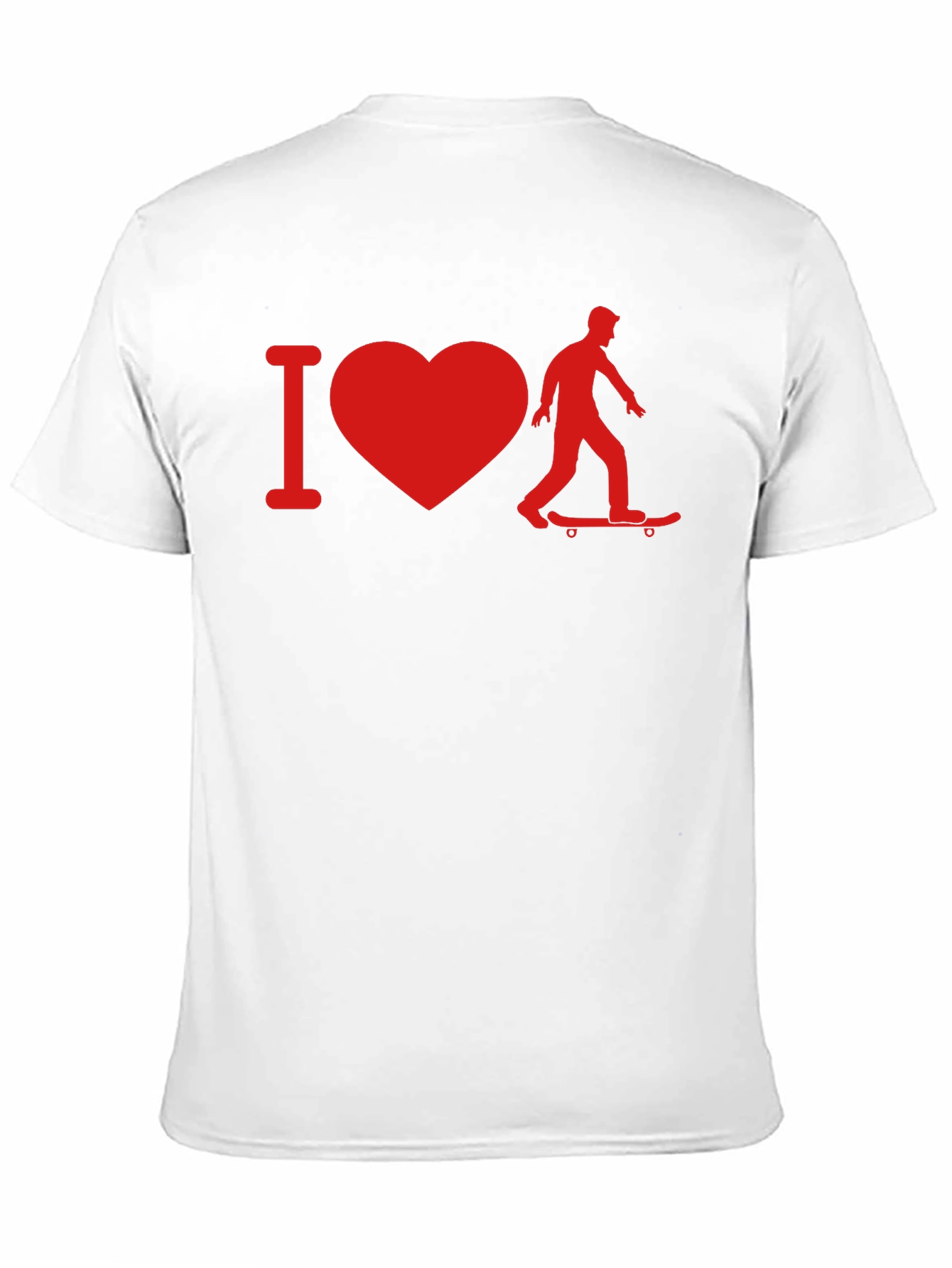 I Heart Skateboarding T-Shirt - Black