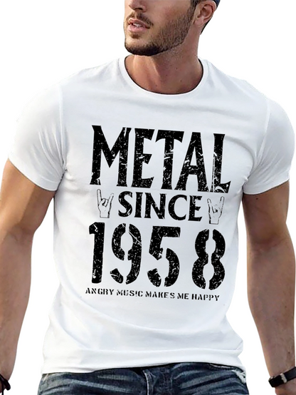 Metal Since 1958 Black T-Shirt