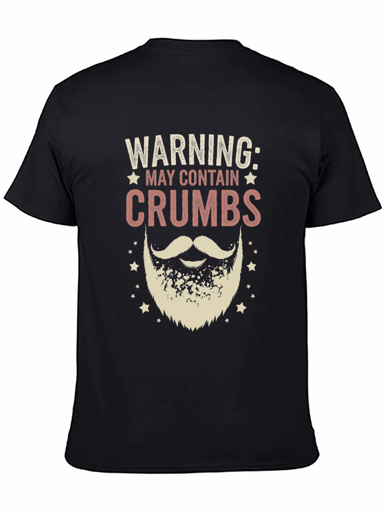 Warning May Contain Crumbs Beard T-Shirt