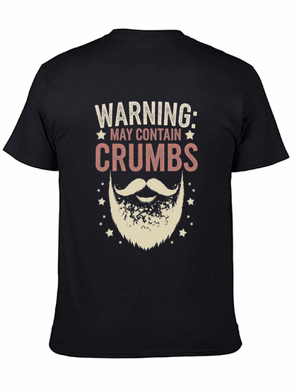Warning May Contain Crumbs Beard T-Shirt