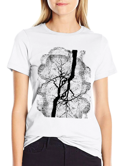 Dark Tree Graphic Tee - Mens Casual T-Shirt
