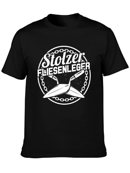 Proud Tiler T-Shirt - Stolzer Fliesenleger