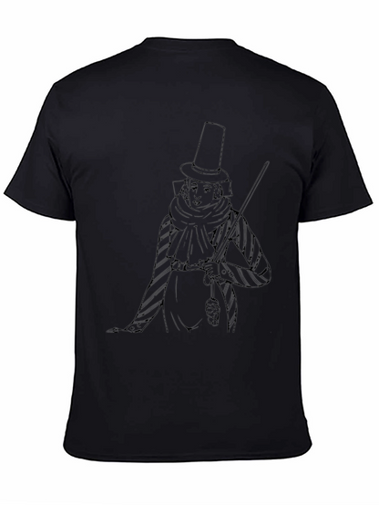 Top Hat Gentleman Graphic T-Shirt