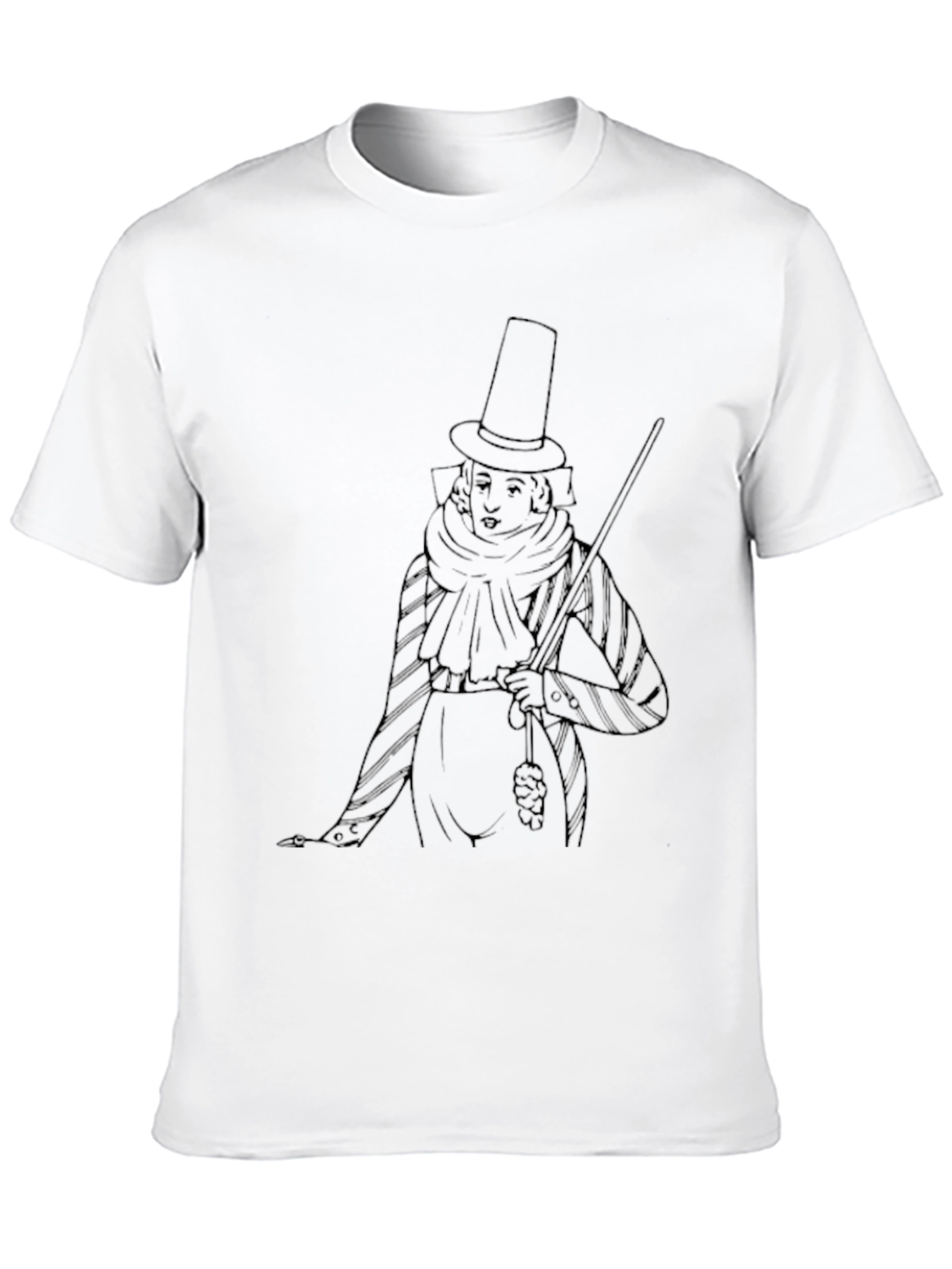 Top Hat Gentleman Graphic T-Shirt