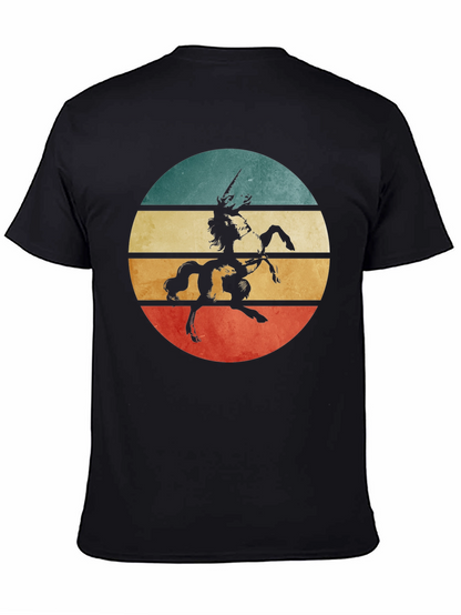 Retro Unicorn Graphic Tee - Black