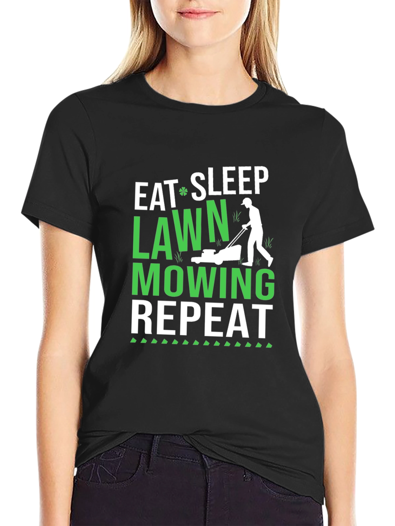 Eat Sleep Lawn Mowing Repeat T-Shirt