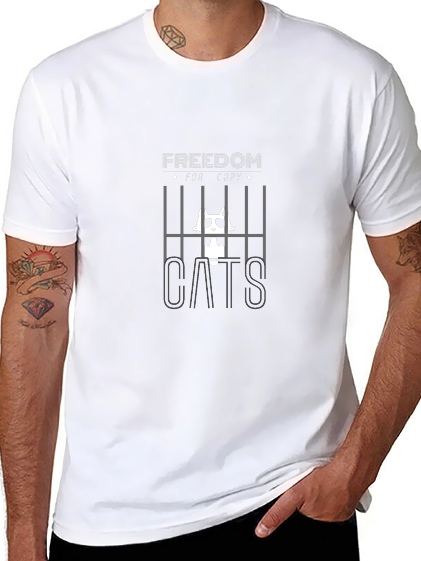 Freedom For Copy Cats Graphic T-Shirt