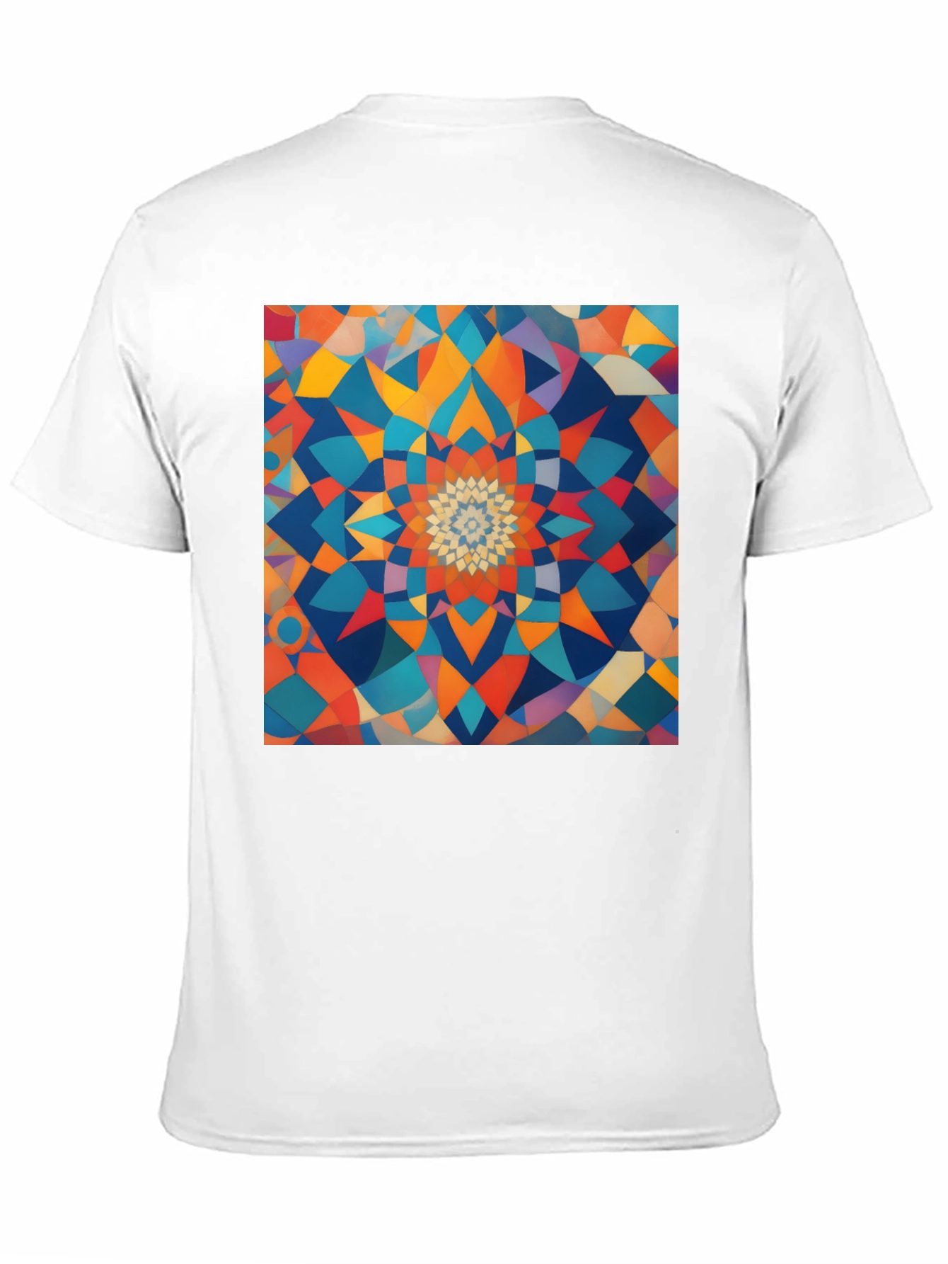Geometric Mandala T-Shirt - Abstract Design