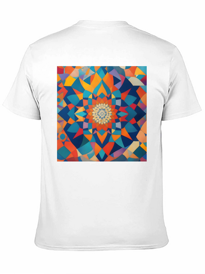 Geometric Mandala T-Shirt - Abstract Design