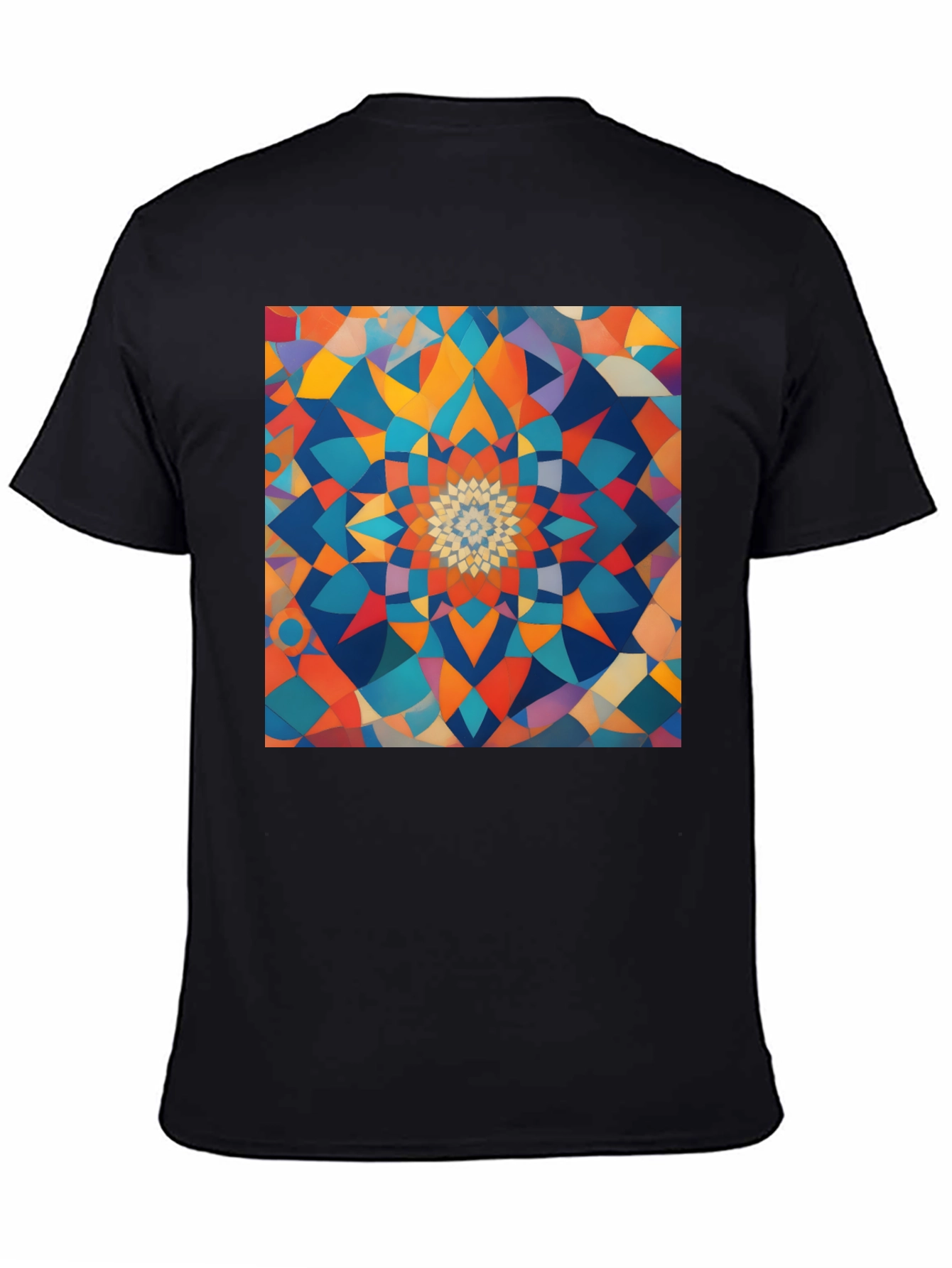 Geometric Mandala T-Shirt - Abstract Design