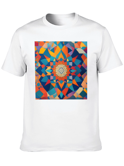 Geometric Mandala T-Shirt - Abstract Design