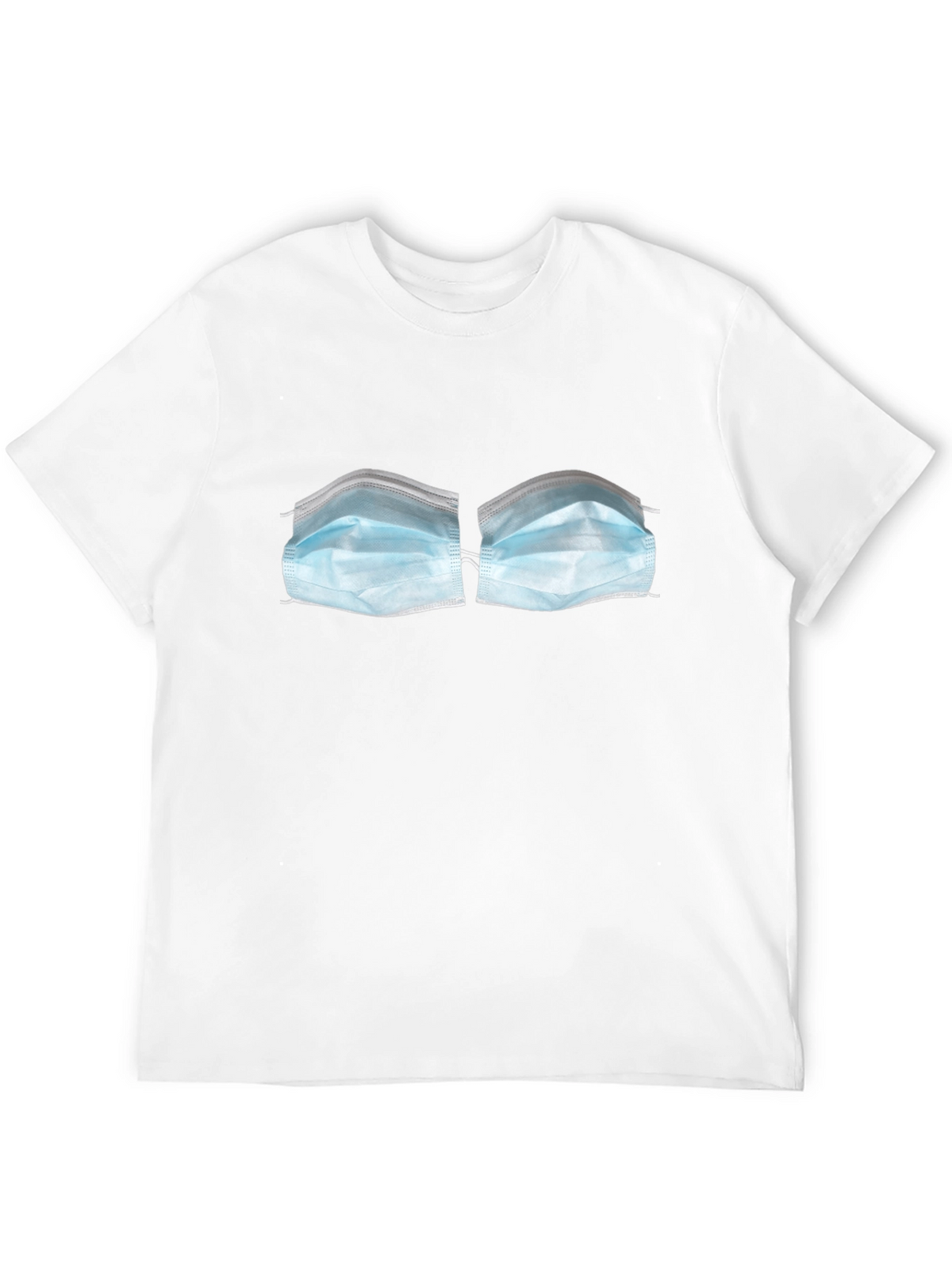 Face Mask Bra T-Shirt - Novelty Funny Top
