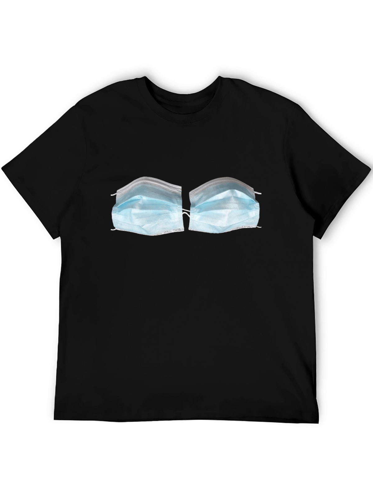 Face Mask Bra T-Shirt - Novelty Funny Top