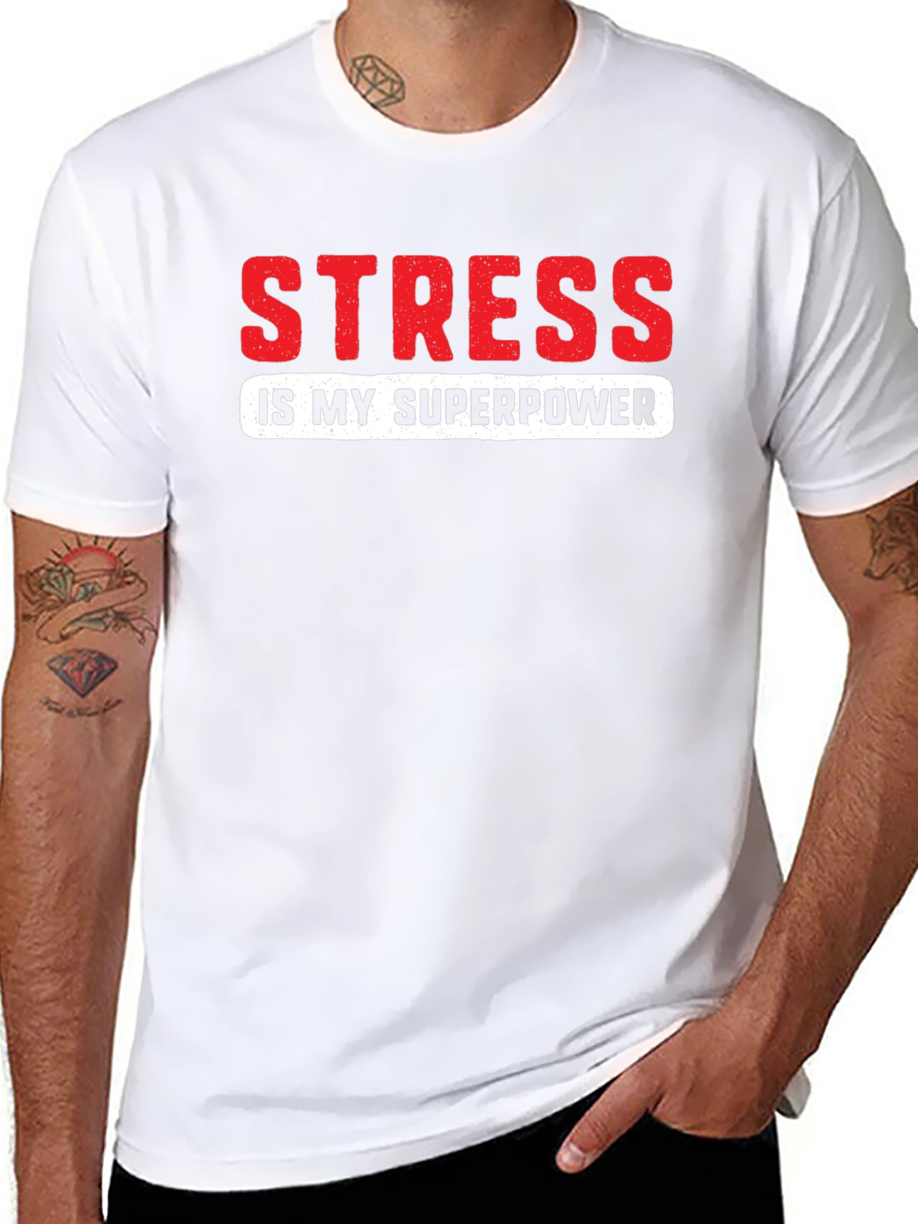 Stress is My Superpower Graphic T-Shirt
