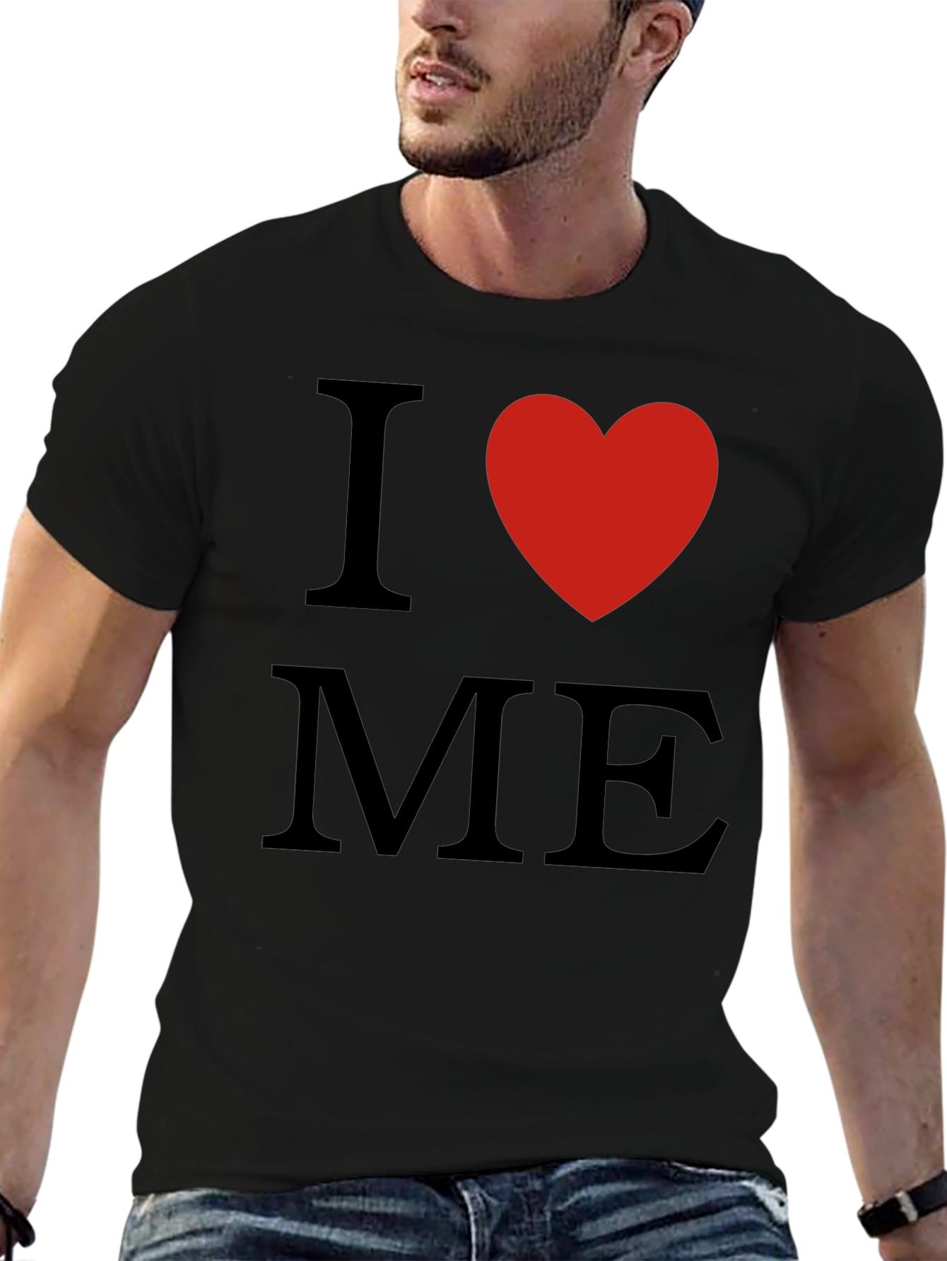 I Heart Me Black T-Shirt - Love Yourself!