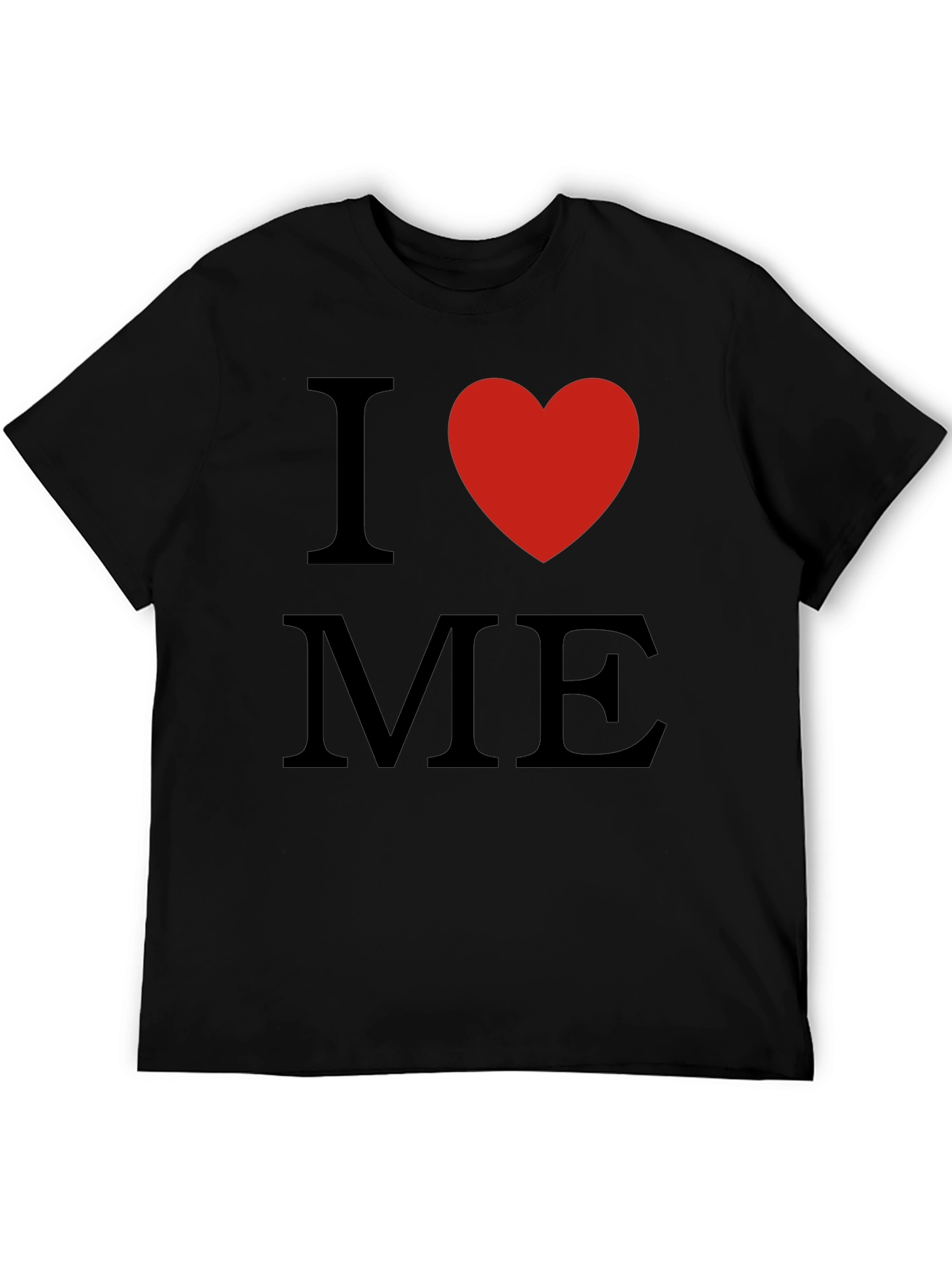 I Heart Me Black T-Shirt - Love Yourself!
