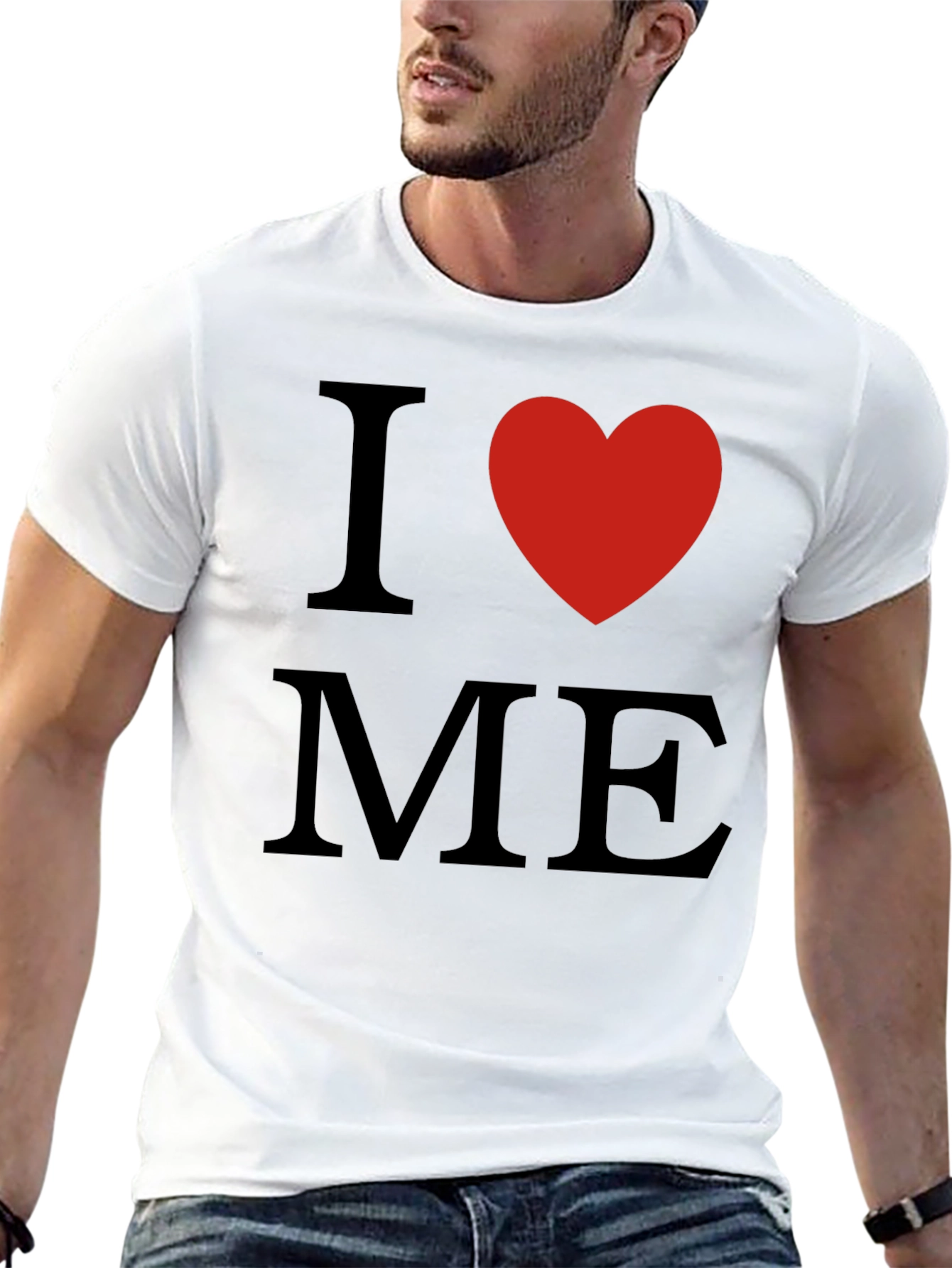 I Heart Me Black T-Shirt - Love Yourself!