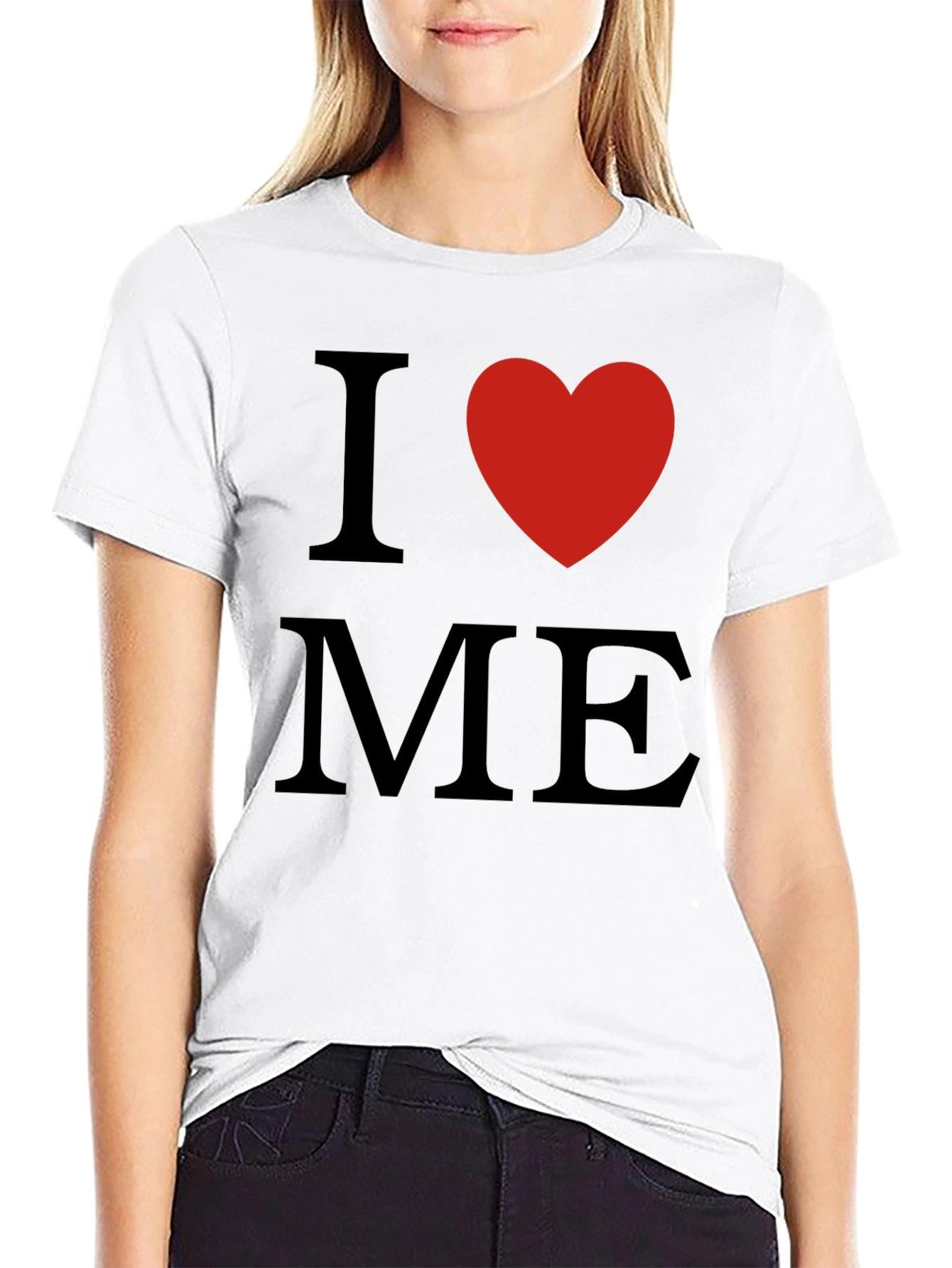 I Heart Me Black T-Shirt - Love Yourself!