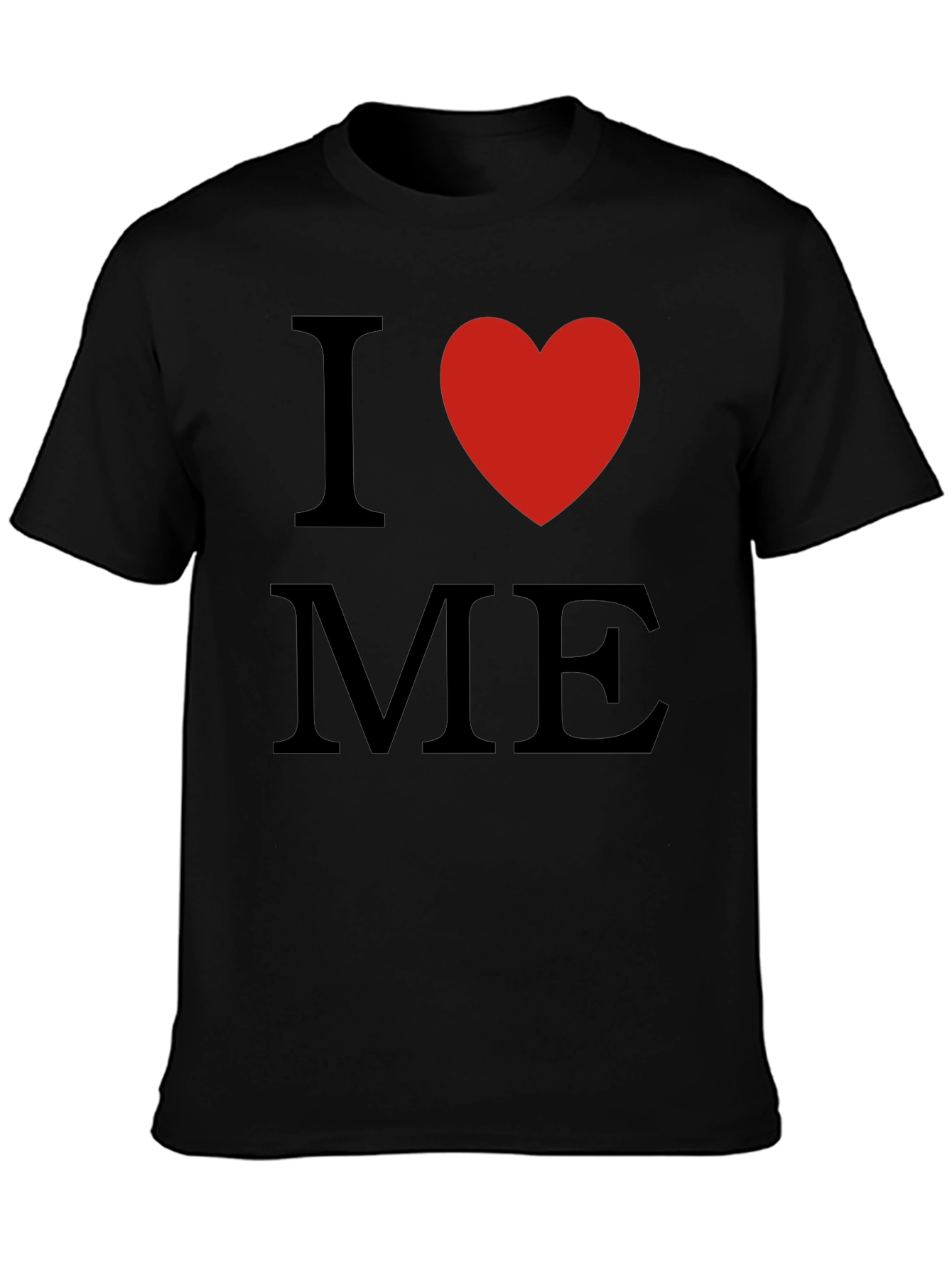 I Heart Me Black T-Shirt - Love Yourself!