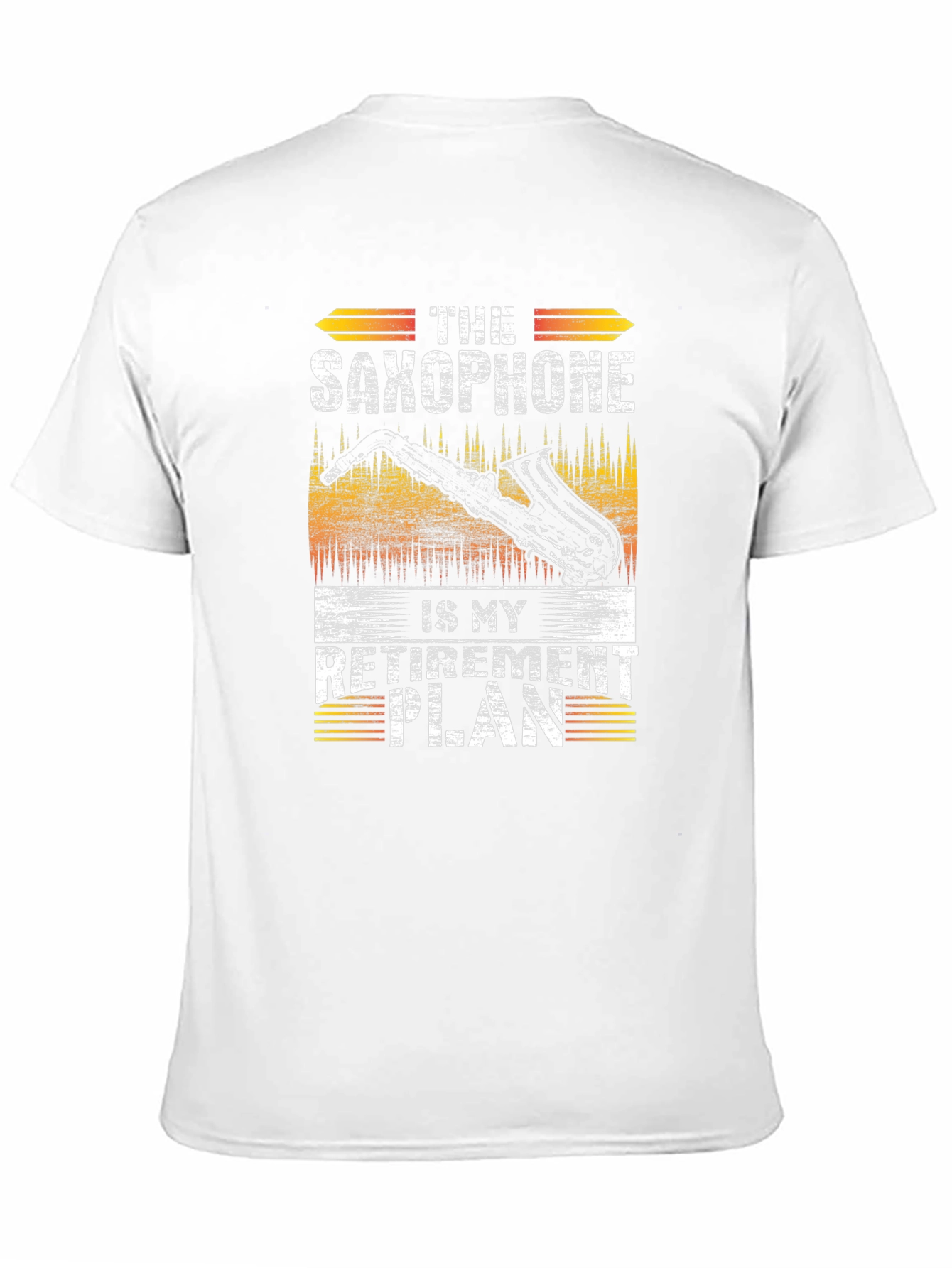 Saxophone Retirement Plan Graphic T-Shirt - Music Lover Tee