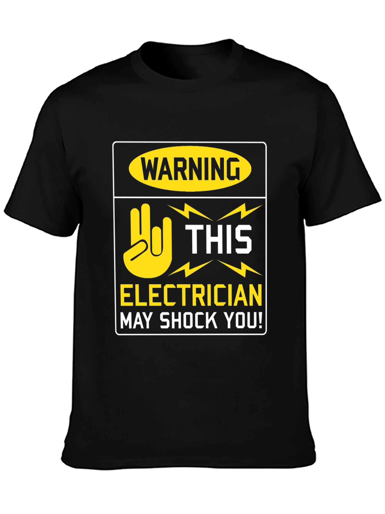 Electrician Warning T-Shirt - May Shock You! Funny Tee
