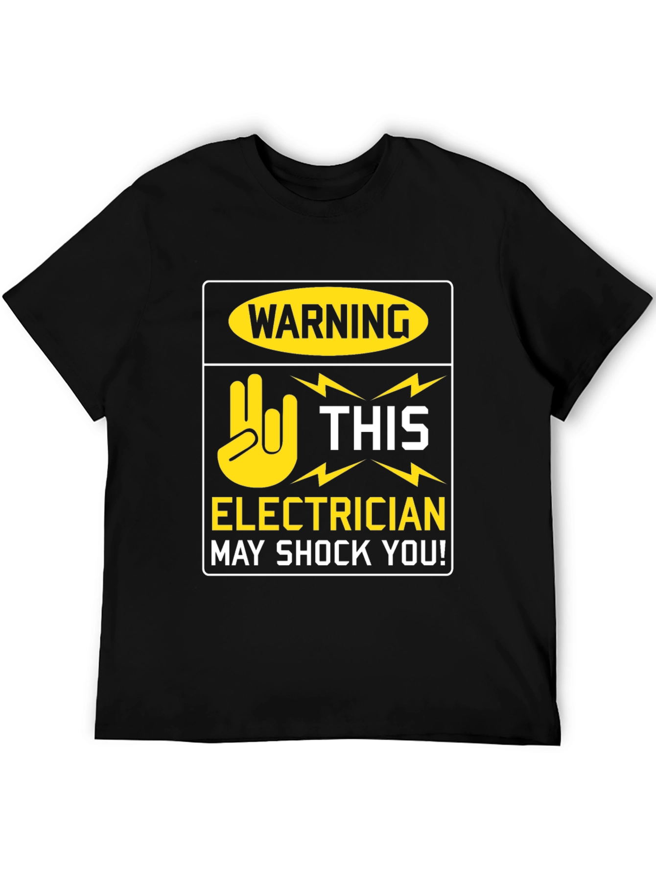 Electrician Warning T-Shirt - May Shock You! Funny Tee