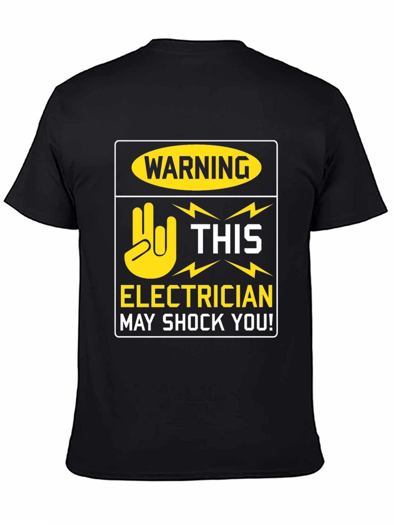 Electrician Warning T-Shirt - May Shock You! Funny Tee