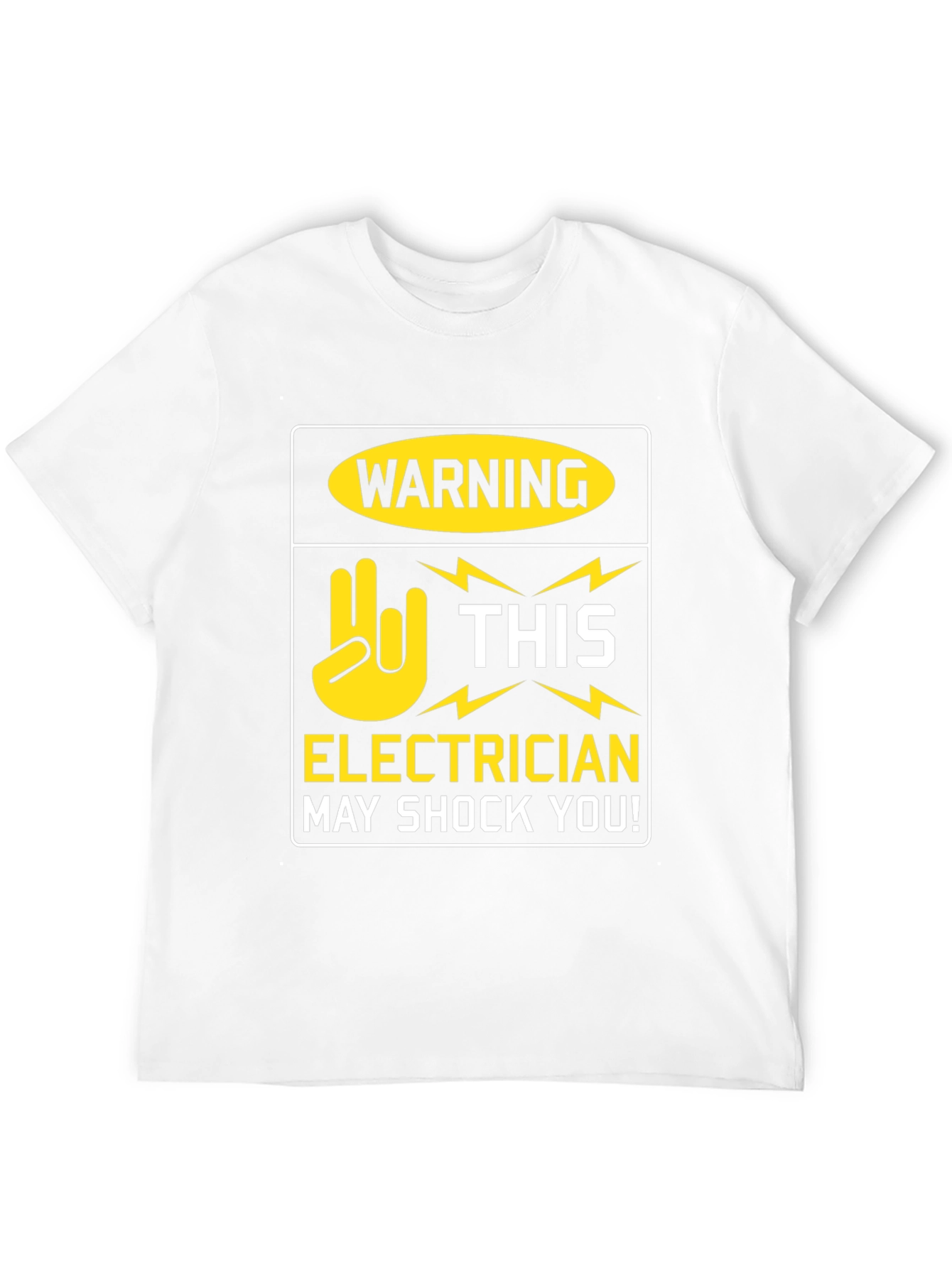 Electrician Warning T-Shirt - May Shock You! Funny Tee