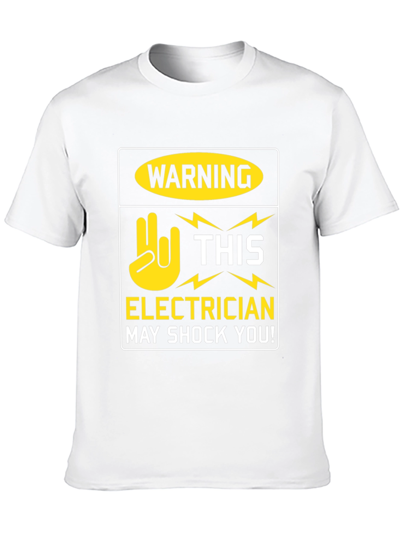Electrician Warning T-Shirt - May Shock You! Funny Tee