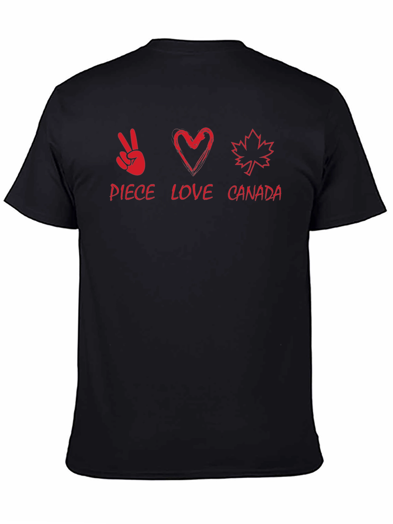 Peace Love Canada T-Shirt - Soft Cotton Tee