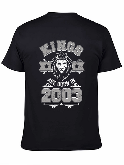 Kings Born in 2003 Graphic T-Shirt
