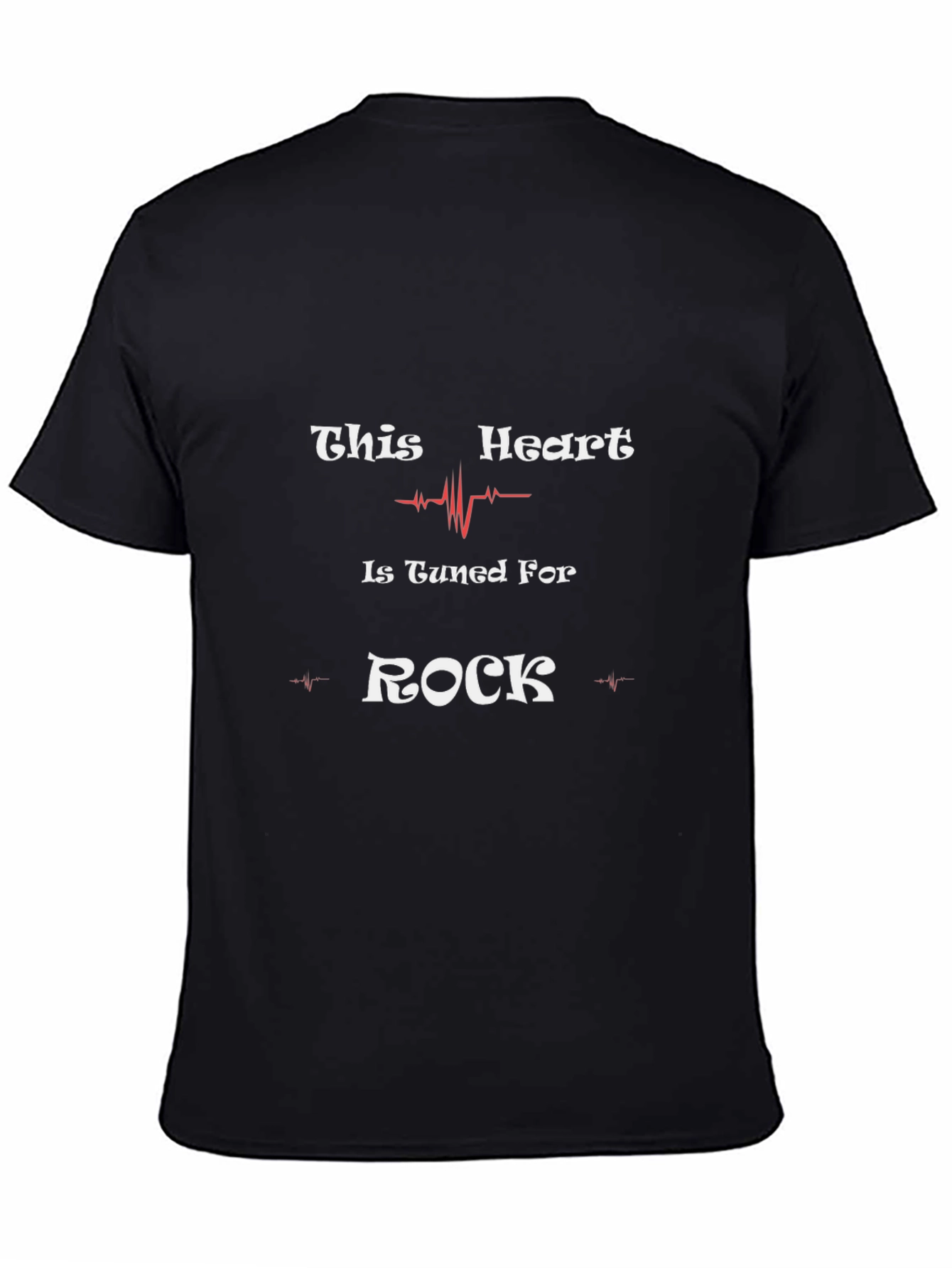 Tuned For Rock Graphic Tee - Black