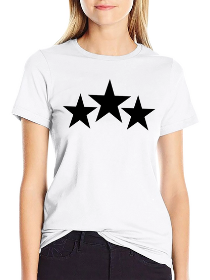 Black Star Graphic T-Shirt - Mens Casual Tee