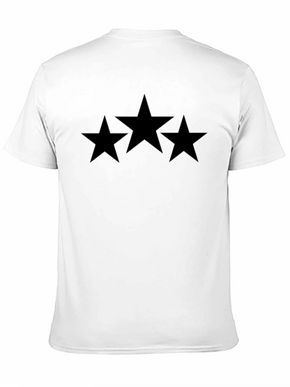Black Star Graphic T-Shirt - Mens Casual Tee