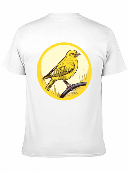 Canary Bird Graphic T-Shirt - Black