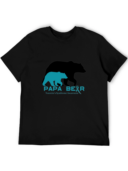 Papa Bear Tourettes Syndrome Awareness T-Shirt