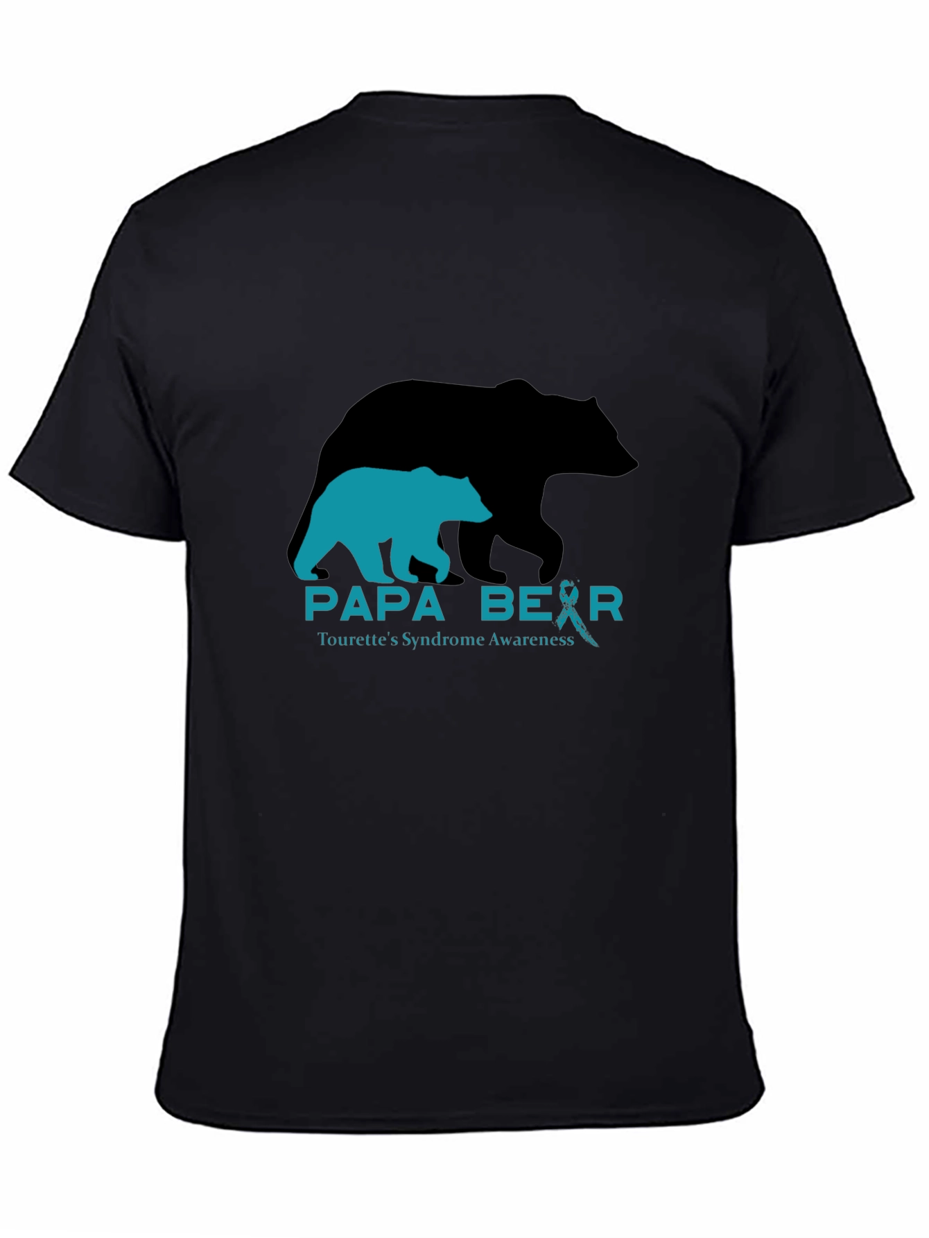 Papa Bear Tourettes Syndrome Awareness T-Shirt