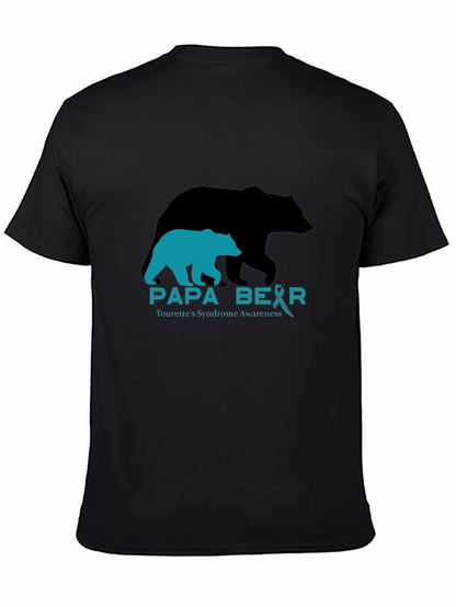 Papa Bear Tourettes Syndrome Awareness T-Shirt