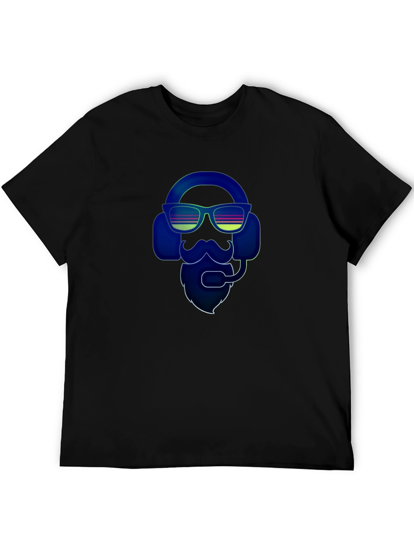 Retro Gamer Bearded Man T-Shirt