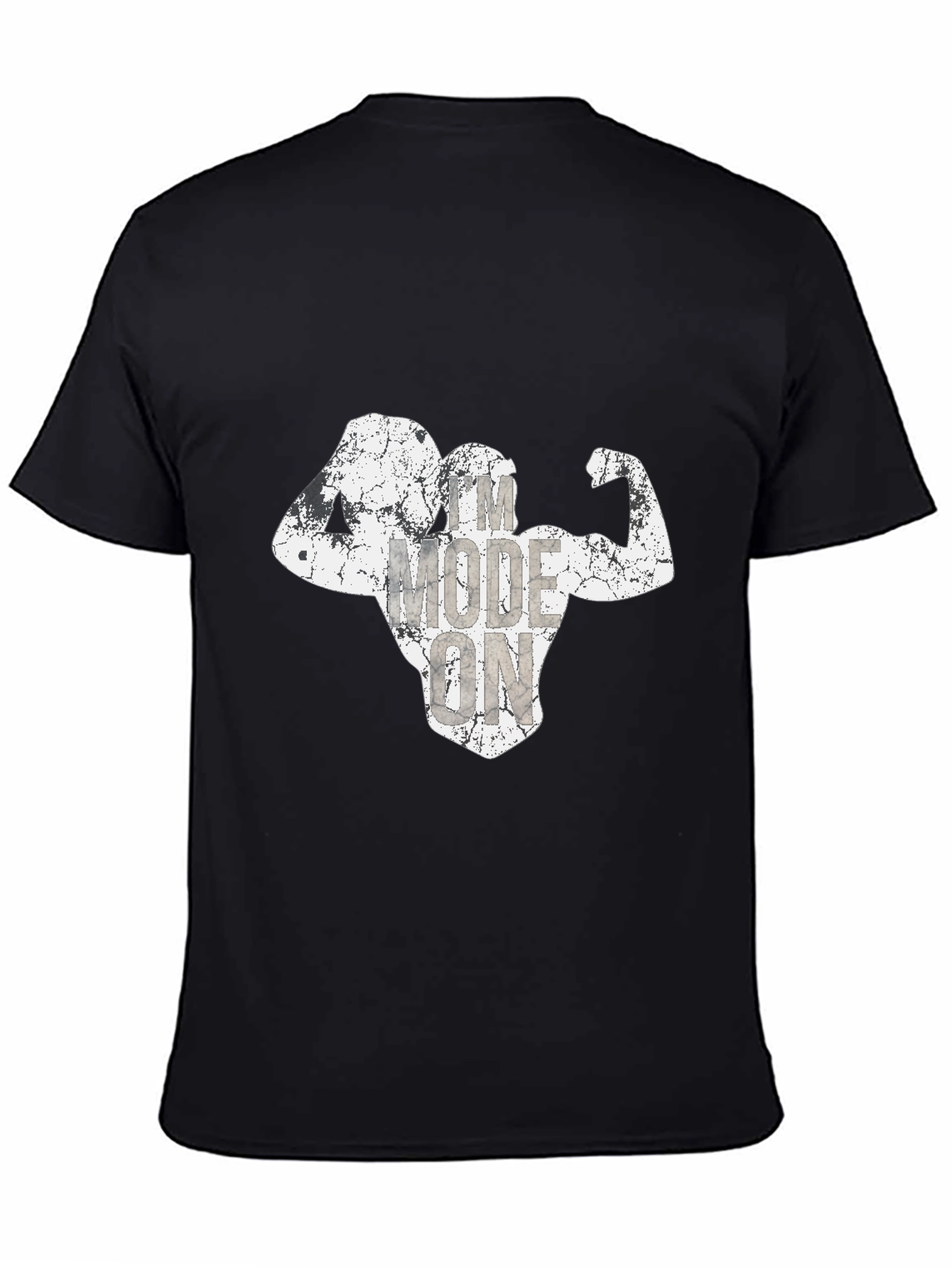 Workout Mode On Mens Black T-Shirt
