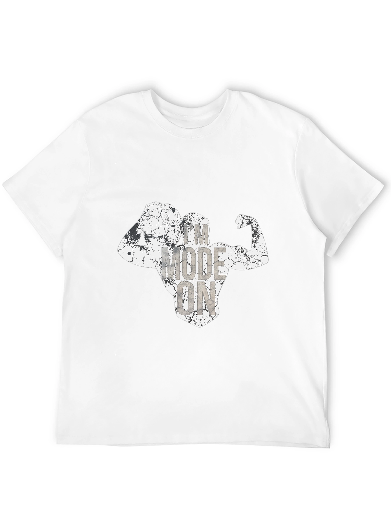 Workout Mode On Mens Black T-Shirt