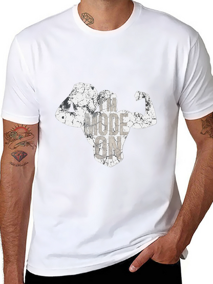 Workout Mode On Mens Black T-Shirt