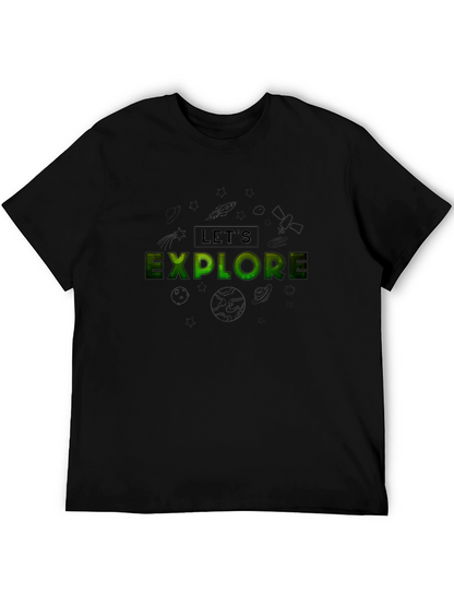 Lets Explore Black T-Shirt