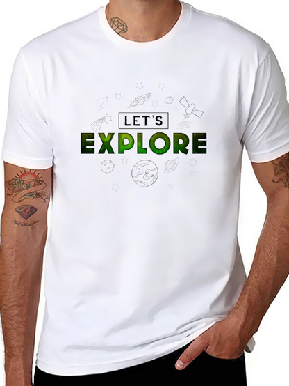 Lets Explore Black T-Shirt